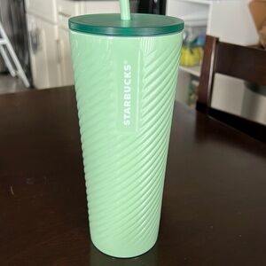 Starbucks mint green spiral tumbler